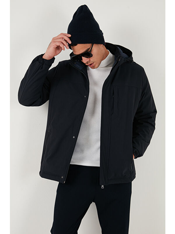 Buratti Regular Fit Çıkarılabilir Kapüşonlu Astarlı Mont 497HECTOR