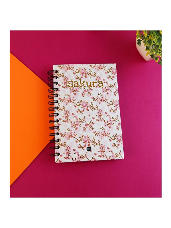 Bam Hediyelik Eşya Özel Tasarım Spiralli 15 21 cm Dot Defter  Eskiz Defteri  Doodle Book   2 SAYFA STICKER HEDİYELİ