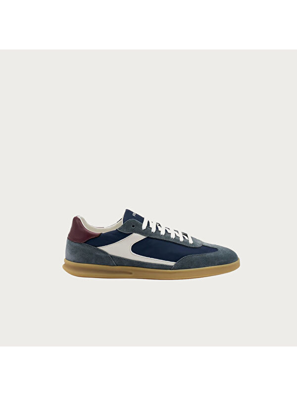 Frau Erkek Sneaker 22D1 VELOURnylon SIBERIAblu