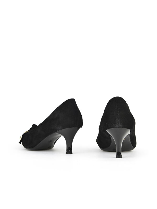 Kadın Hakiki Deri Ayakkabı 1531050Z26105005K Siyah - Görsel 4