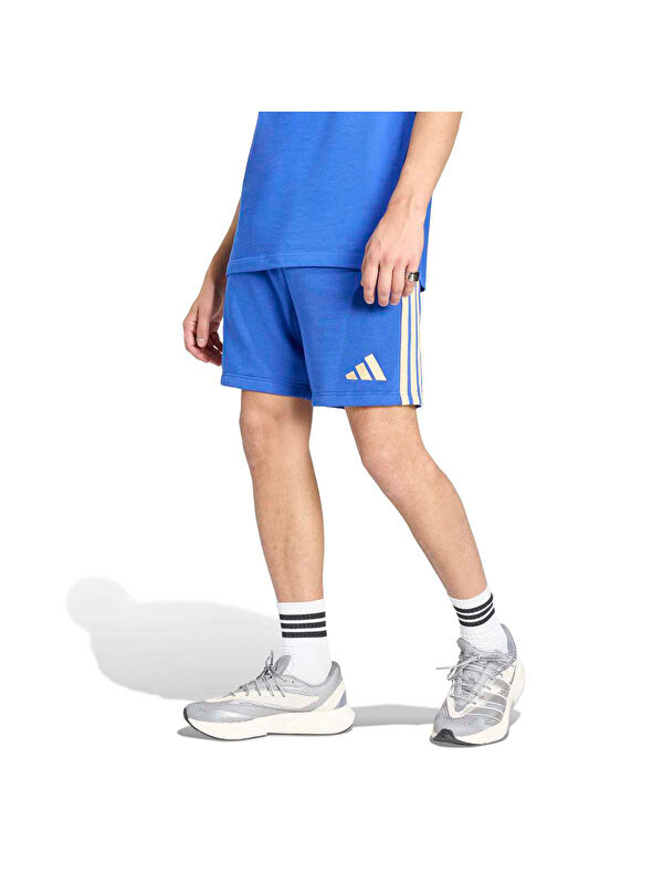 Adidas İtalya DNA Erkek Mavi Şort
