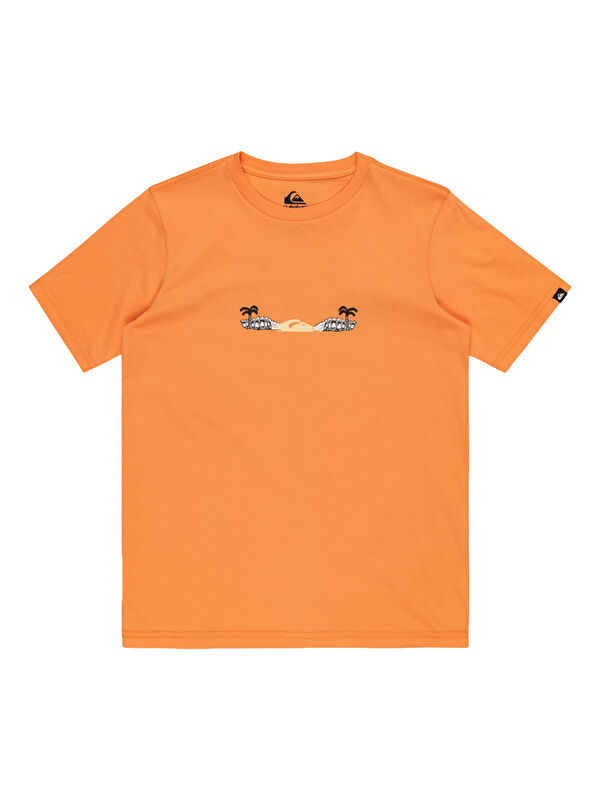 Quiksilver Surf Core Youth Erkek Çocuk Turuncu Tişört