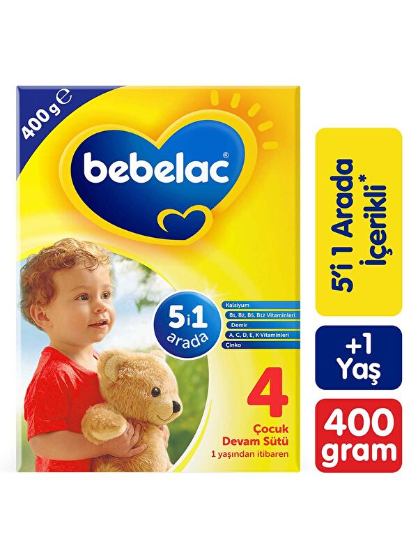 Bebelac 4 Çocuk Devam Sütü 1 Yaş+ 400 Gr