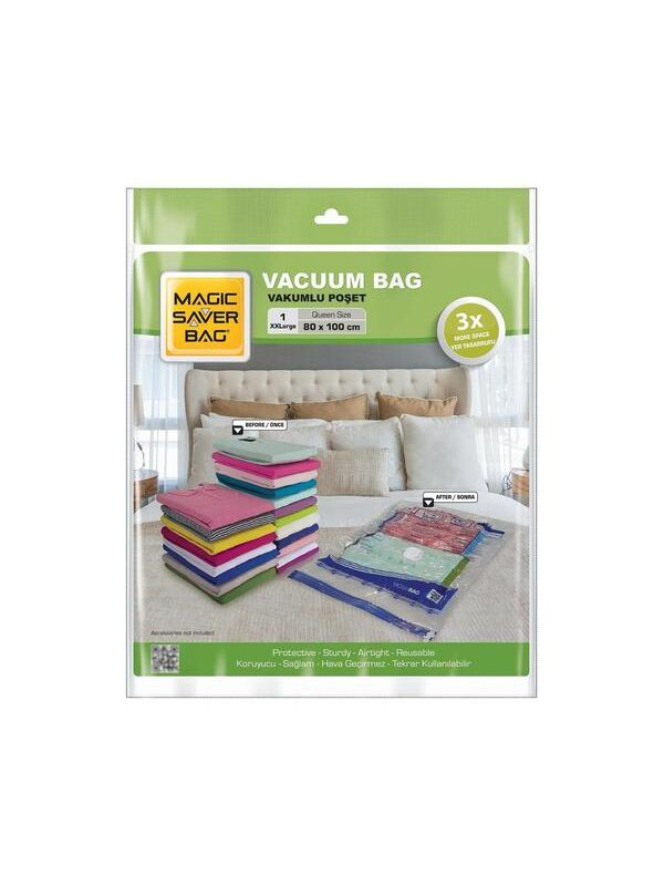 Magic Saver Bag Tekli Vakumlu Poşet - XXL - 80x100 cm