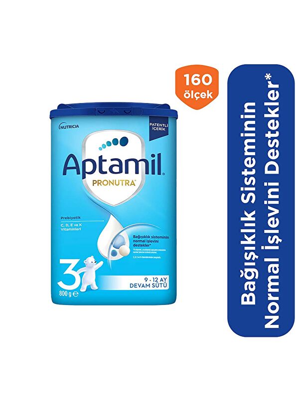 Aptamil 3 Prebiyotikli Devam Sütü 800 Gr