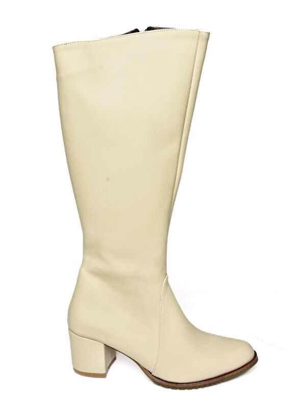 Bej Kadın Çizme A654252709 - Görsel 6