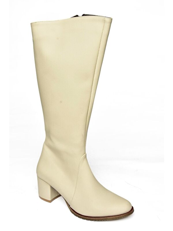 Bej Kadın Çizme A654252709 - Görsel 7