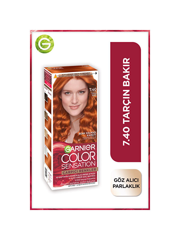 GARNIER Çarpıcı Renkler 7.40 Tarçın Bakır Saç Boyası