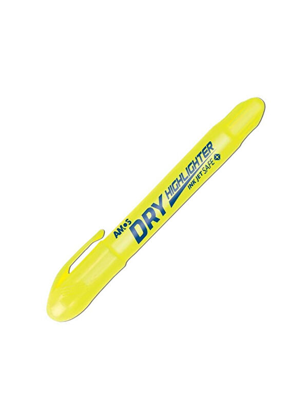Amos Dry Highlighter Fosforlu Kalem Sarı HLDYL