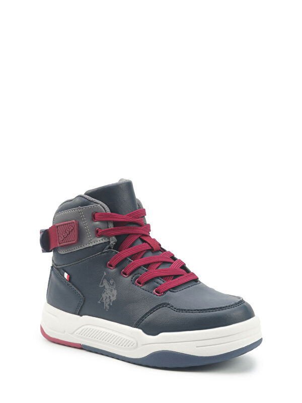 PHITA JR 5PR Lacivert Erkek Çocuk High Sneaker - Görsel 3