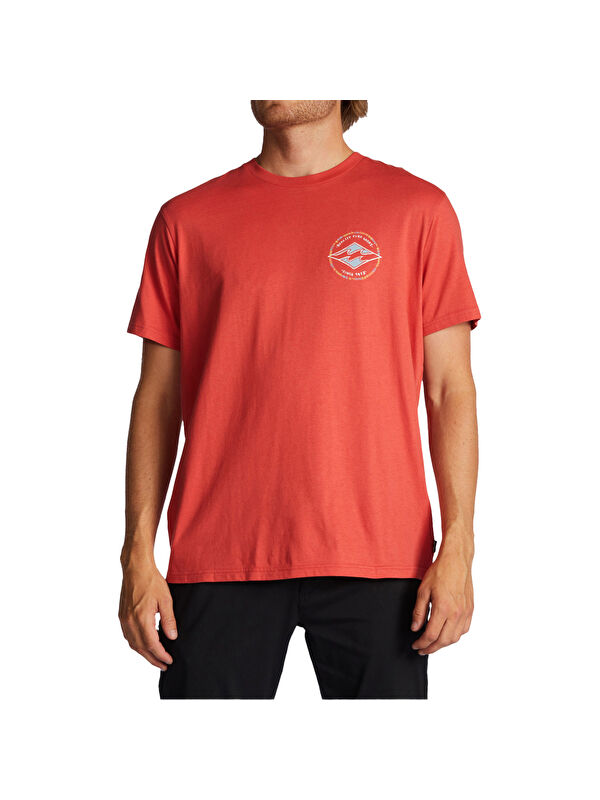 Billabong Rotor Diamond Ss Erkek Kırmızı Tişört