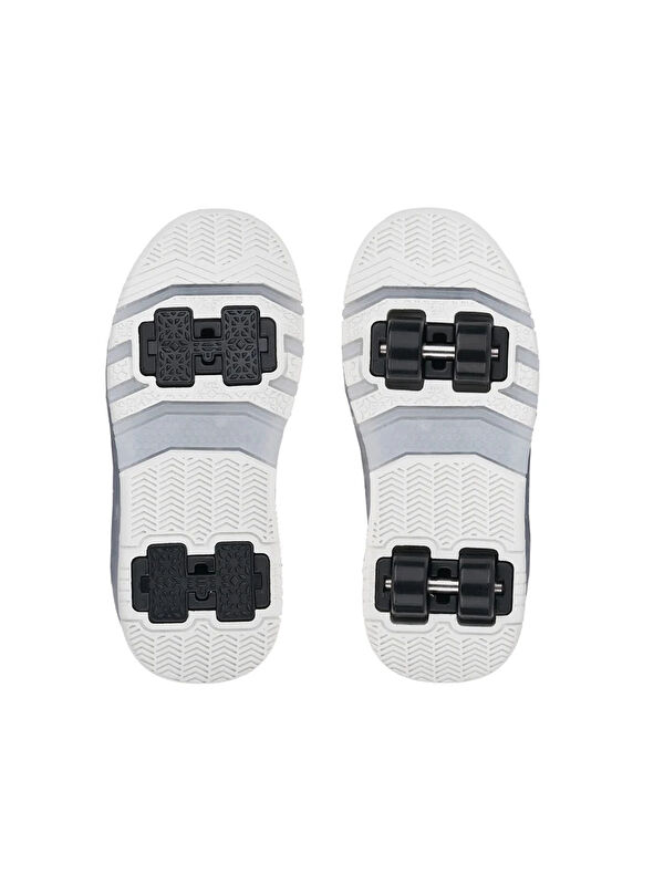 Beyaz Işıklı Patenli Ortopedik Unisex Çocuk Spor Ayakkabı Nils - Görsel 4