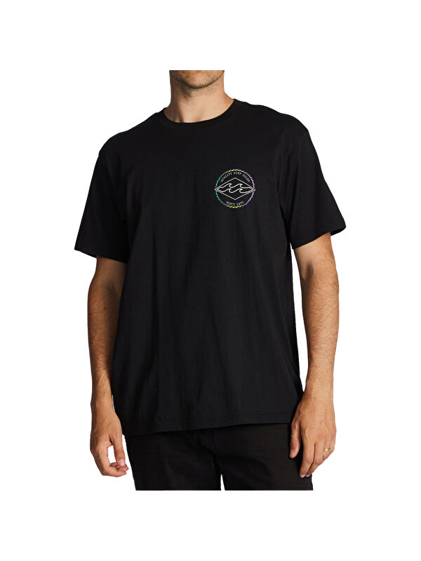 Billabong Rotor Diamond Ss Erkek Siyah Tişört