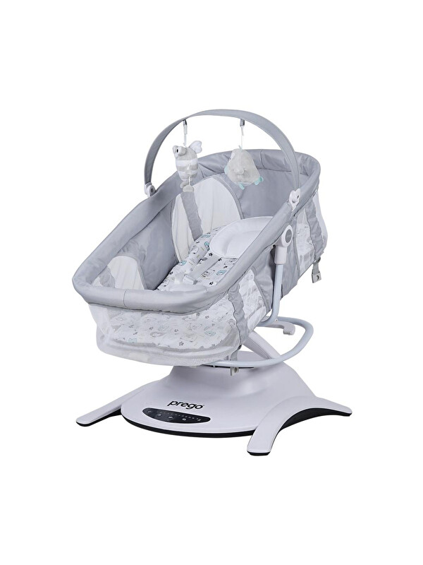 Prego Baby Yummy Portbebeli Elektrikli Beşik Gri 4086p