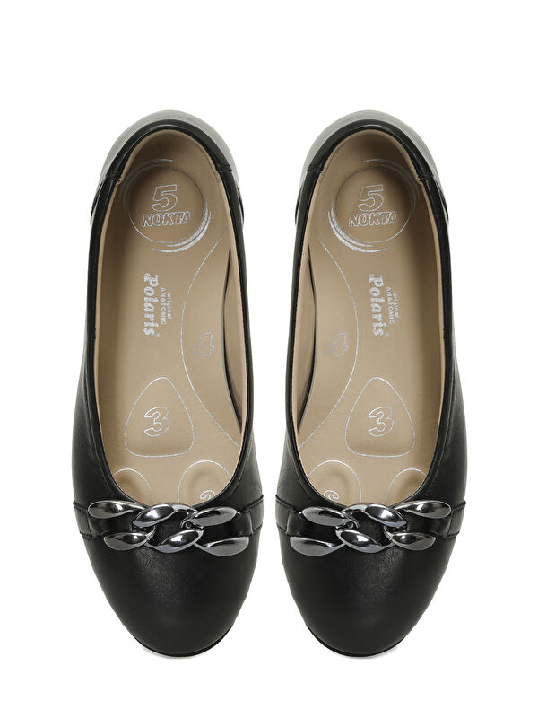 105434.CZ5FX Siyah Kadın Düz Ayakkabı - Görsel 2