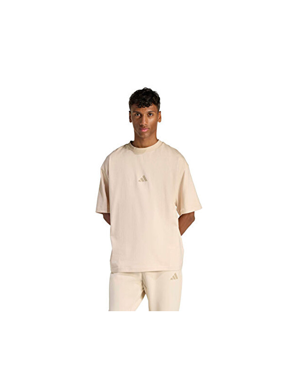 Adidas M Fi Sl T Erkek Günlük Tişört KD7648 Krem