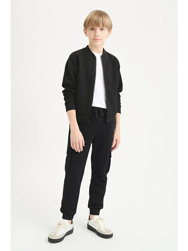 Ahengim Erkek Çocuk Basic Kargo Cepli Jogger Paça Okul Eşofman Altı AK2322-1