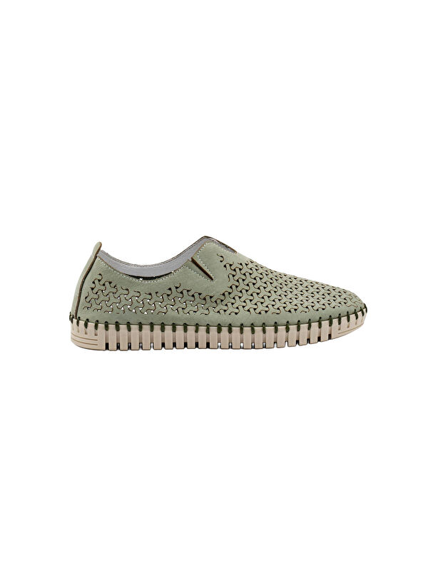 Frau Kadın Yeşil Sneaker 52H0 NABUK Salvia