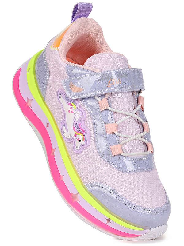 Kiko Kids Venzo Cırtlı Kız Çocuk Spor Ayakkabı