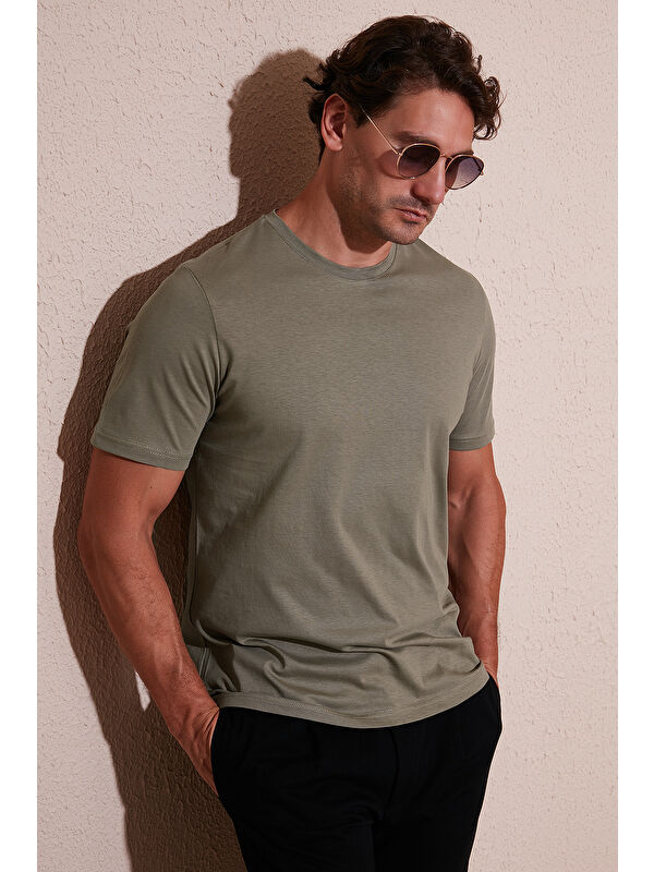 Buratti Pamuklu Regular Fit Bisiklet Yaka %100 Pamuk Tişört 59020204