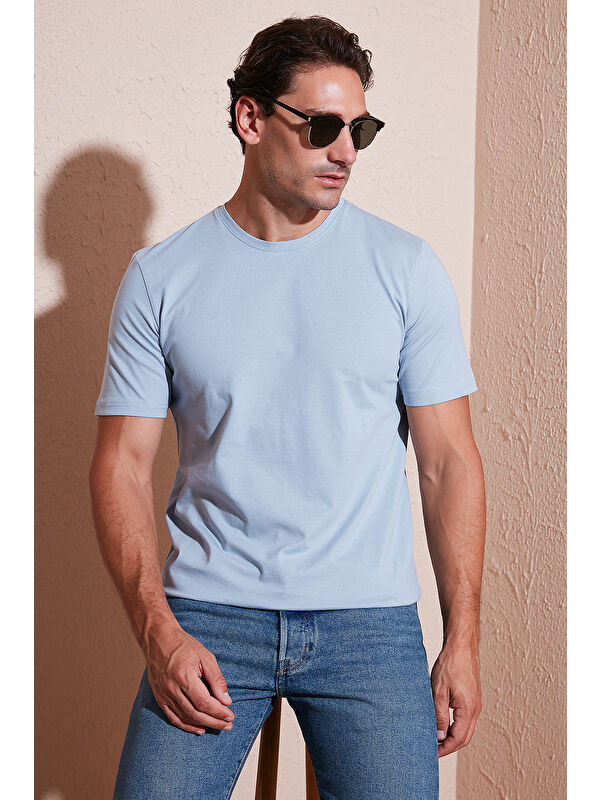 Buratti Pamuklu Regular Fit Bisiklet Yaka %100 Pamuk Tişört 59020204