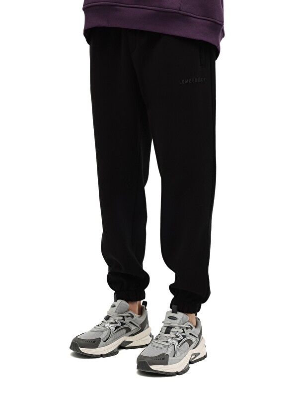 Lumberjack MB ROS 22HS111 5PR Siyah Erkek Jogger Eşofman Altı