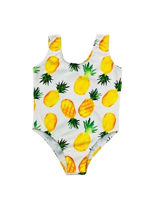 My Kids Wear Desenli Kız Çocuk Mayo