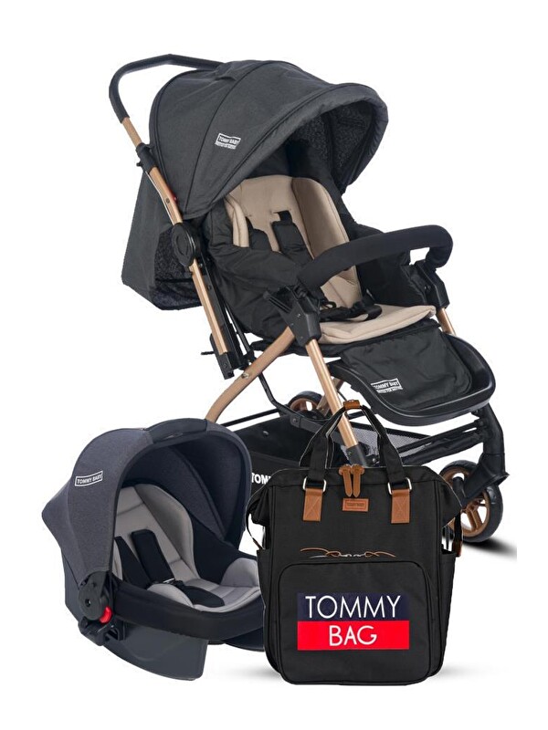 TOMMYBABY Cool Bebek Arabası Çİft Yönlü Bebek Aarabası Puset Çanta Bebek Çanta