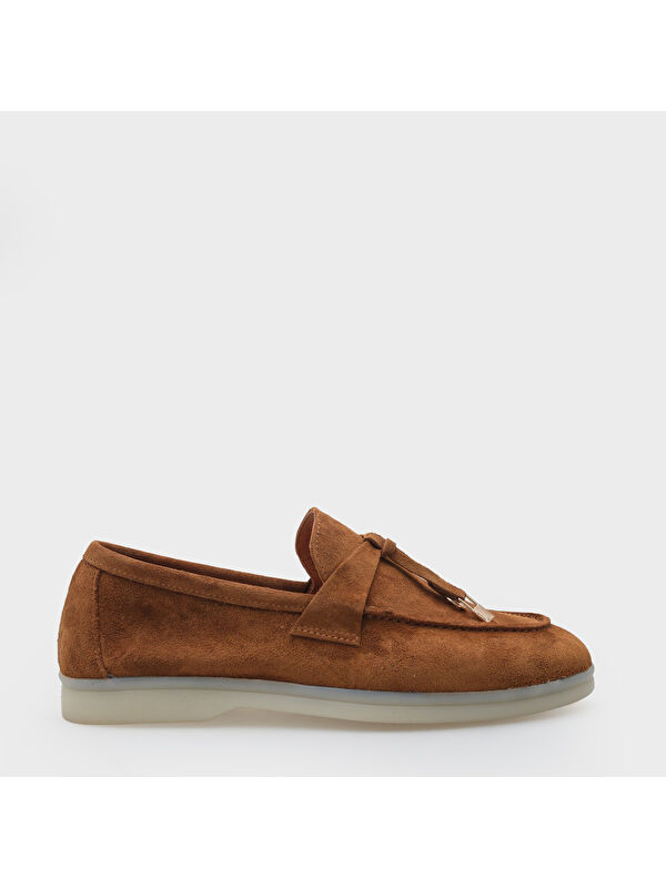 Capone Outfitters Vikki Hakiki Deri Kadın Loafer