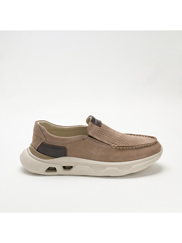 John May Erkek Sneaker OG-2413 923-144 Gri Havlu Nbk-Kahve Marsel