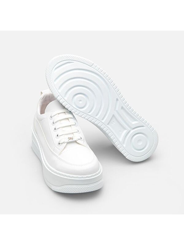 Beyaz Kadın Günlük Ayakkabı - Görsel 6