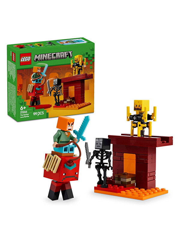 Lego Minecraft Nether Lav Savaşı 21266