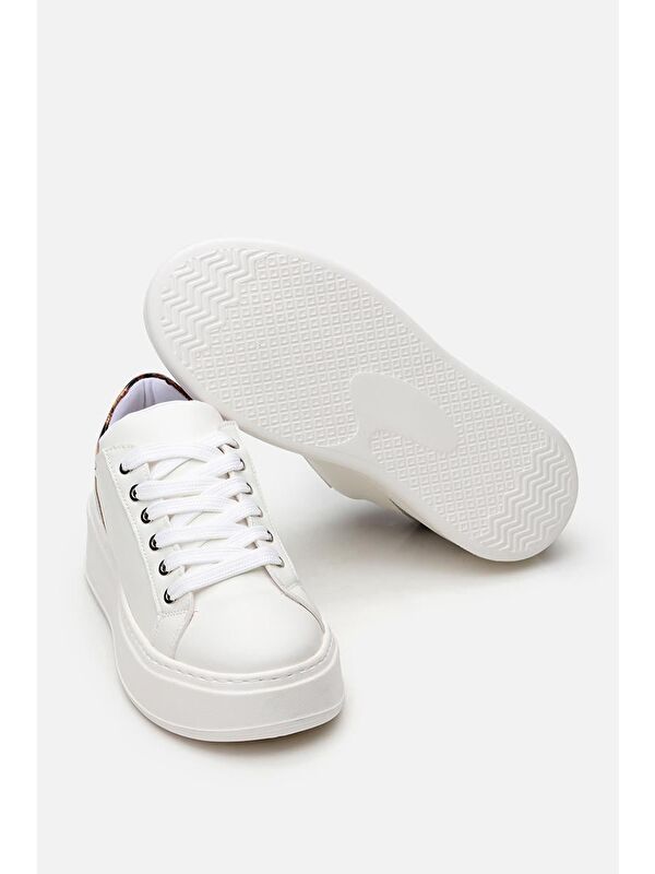 Beyaz Kadın Günlük Ayakkabı - Görsel 8