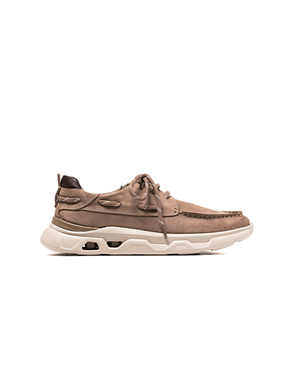 John May Erkek Sneaker OG-2410 923-144 Gri Havlu Nbk-Kahve Marsel