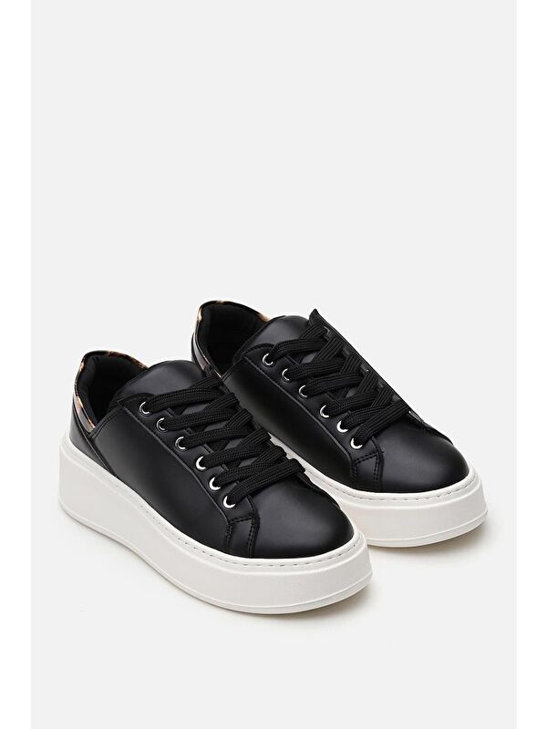 Siyah Kadın Günlük Ayakkabı - Görsel 3