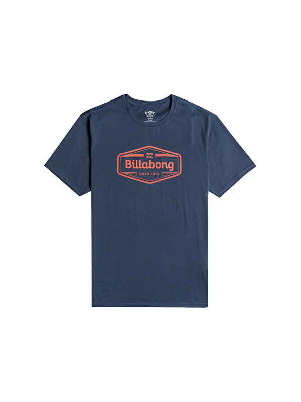Billabong Trademark Ss Erkek Mavi Tişört