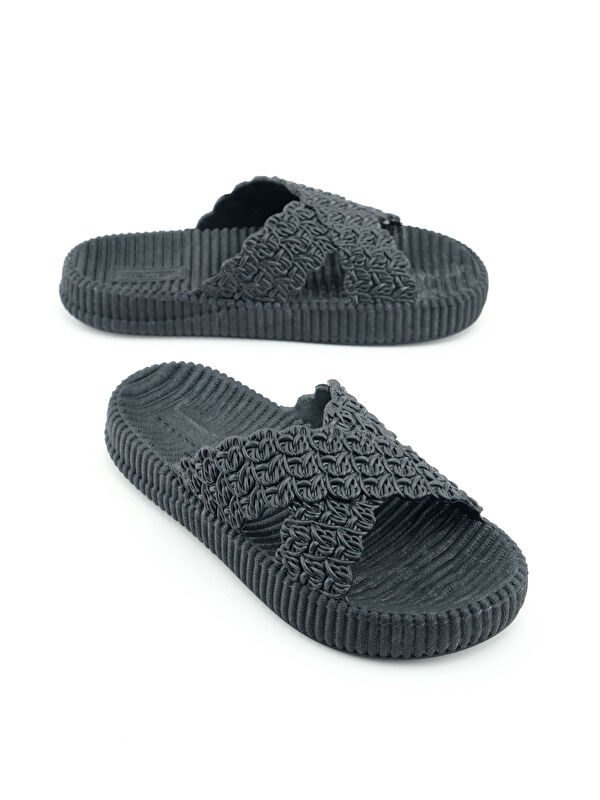 Kadın Yazlık Ev Banyo Islak Zemine Uygun Terlik - Görsel 2