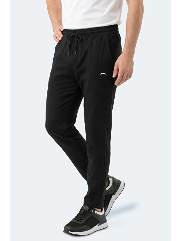 SLAZENGER KARMELA Erkek Cepli Siyah Eşofman Altı