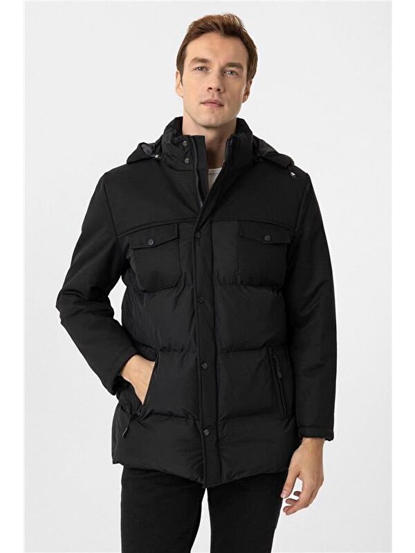 Süvari Siyah Slim Dolum Mont
