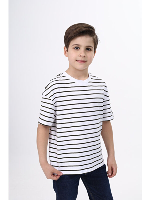 Toontoykids Unisex Çocuk Çizgili Tişört