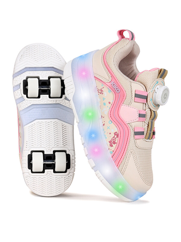 Kiko Kids Lucia Patenli Işıklı Kız Çocuk Spor Ayakkabı
