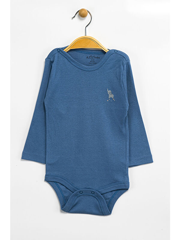 AZİZ BEBE Erkek Kız Bebek Çıtçıtlı % 100 Pamuk Body & Zıbın 0 Ay - 12 Ay