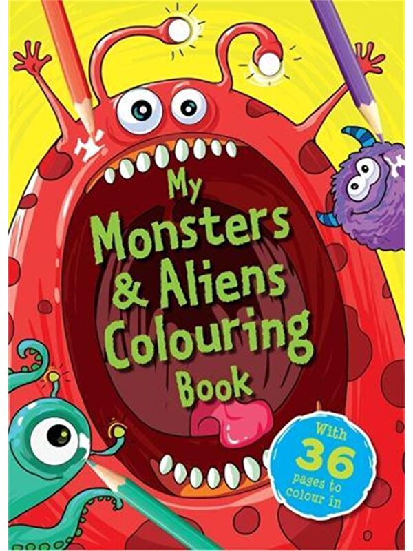 Igloo/Autumn Publishing My Monsters & Aliens Colouring Book
