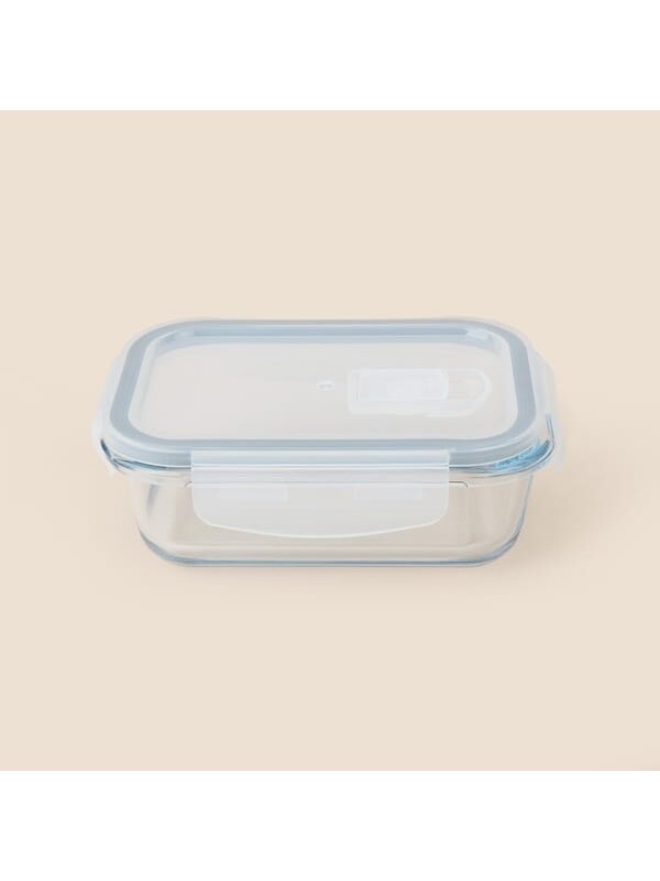 Evidea Kitchen Olea Cam Saklama Kabı - Şeffaf - 380 ml