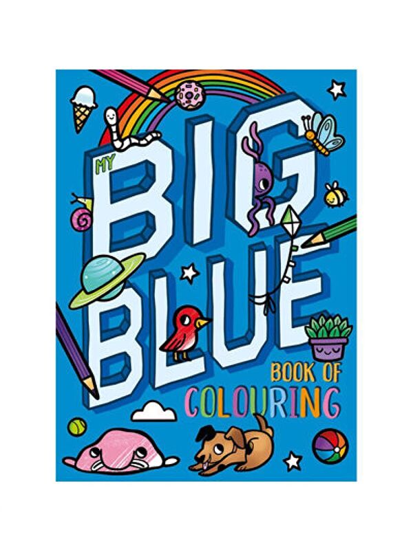 Igloo/Autumn Publishing My Big Blue Book Of Colouring