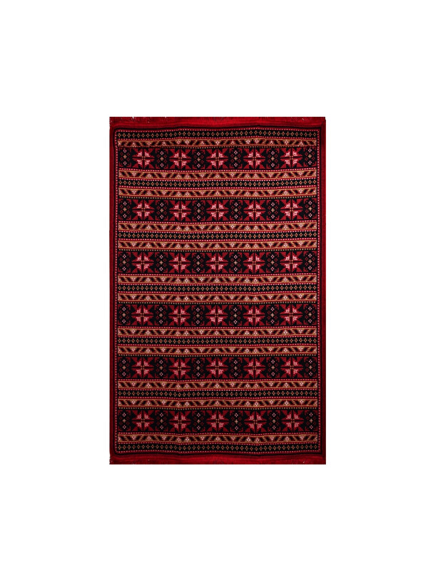 Bigghome Kilim, Makinede Yıkanabilir, Etnik Desenli, 120*180 cm, SA25BA