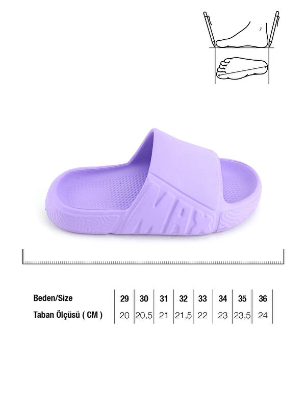 Yazlık Kız Çocuk Eva Islak Zemine Uygun Ev Bahçe Banyo Havuz Terlik - Görsel 3