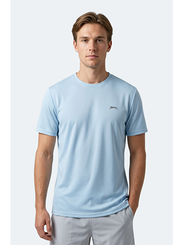 SLAZENGER HAUNTED I Erkek Turkuaz Tişört