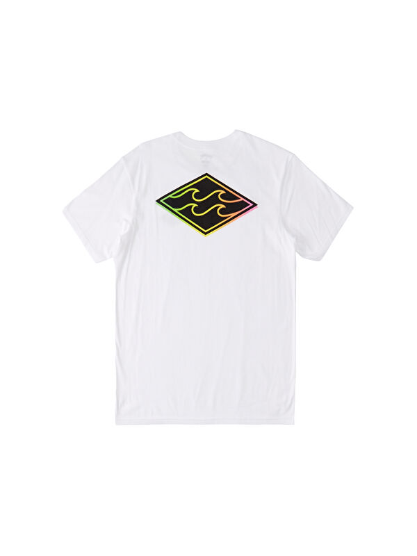 Billabong Crayon Wave Ss Erkek Beyaz Tişört
