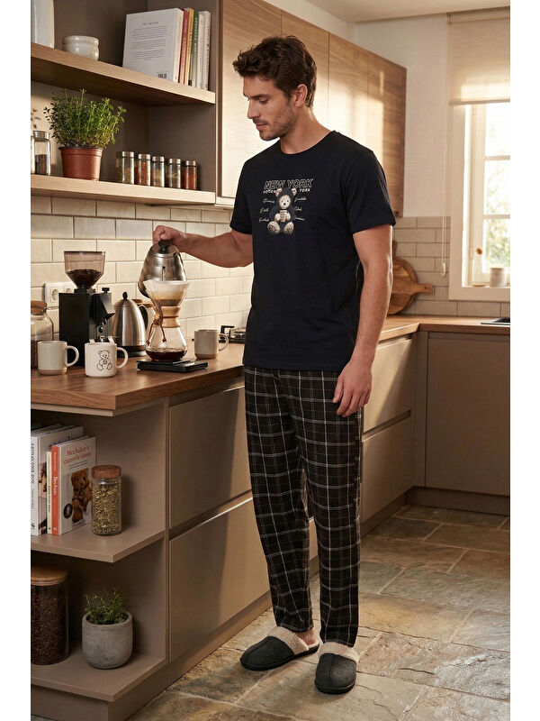 Buratti Pamuklu Regular Fit Baskılı Pijama Takımı 6096165